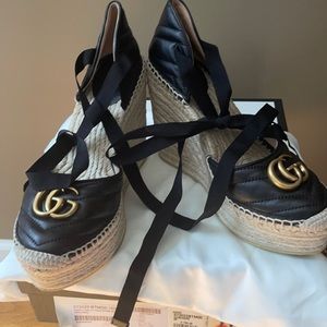Gucci Black wedges